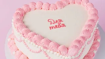 Торт «Розовое кружево»