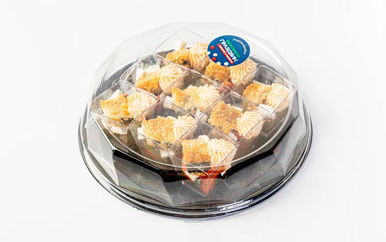 Салат «С баклажанами и помидорами» в стаканчиках, 9 шт