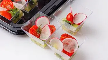 Салат «Овощной» фуршетные стаканчики, 15 шт