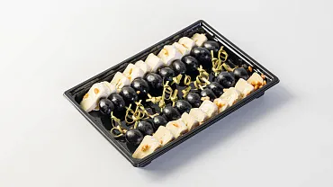 Канапе с виноградом и сыром камамбер, 20 шт