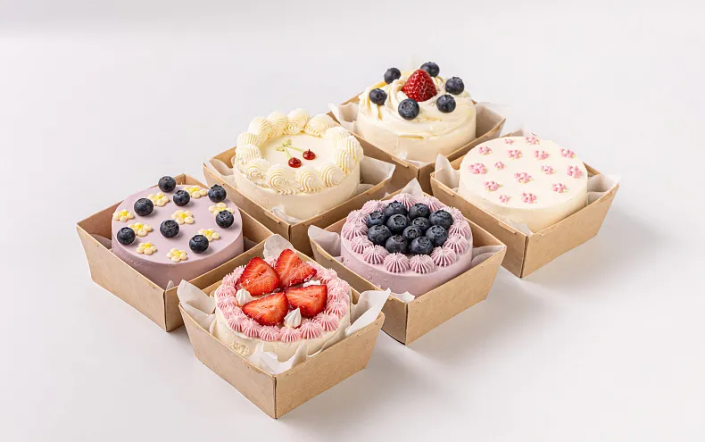 Набор мини тортиков «Ягодки-Цветочки», 6 шт