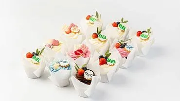 Капкейки с индивидуальным дизайном, 12 шт