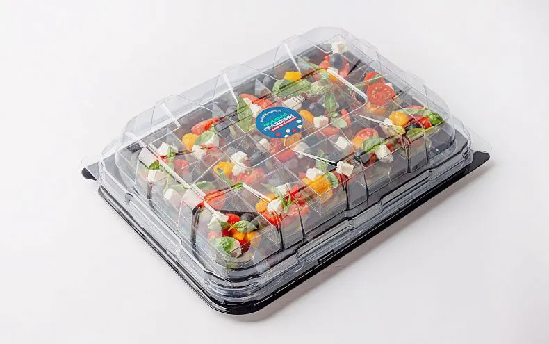 Салат «Греческий» фуршетные стаканчики, 15 шт