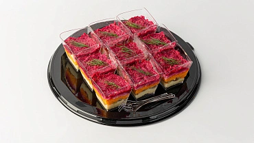 Салат «Сельдь под шубой» в стаканчиках, 9 шт