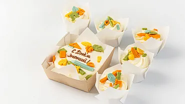 Набор Бенто-торт с капкейками «С днём знаний»