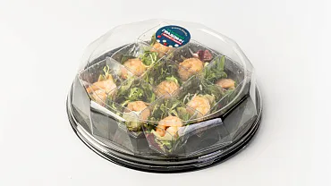 Салат «Руккола с креветкой и авокадо» в стаканчиках, 9 шт