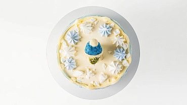 Торт «Снеговичок»