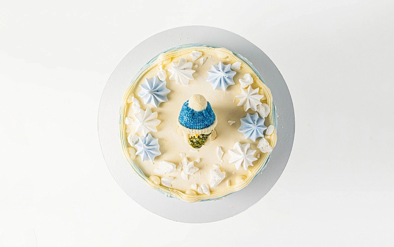 Торт «Снеговичок»