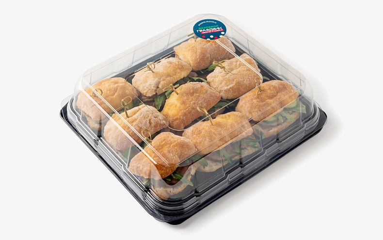 Панини с ростбифом и рукколой, 9 шт