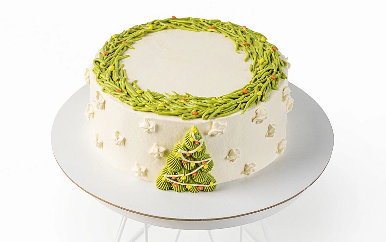 Торт «Новогодний с ёлочкой»