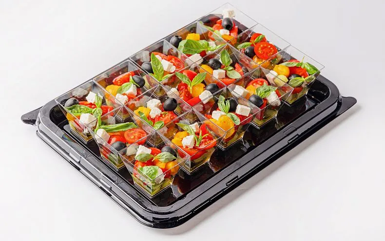 Салат «Греческий» фуршетные стаканчики, 15 шт