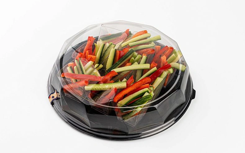 Овощные стики без соуса в фуршетных стаканчиках, 9 шт