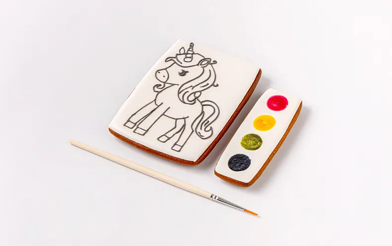 Набор из пряников для раскрашивания «Вкусная Акварель»