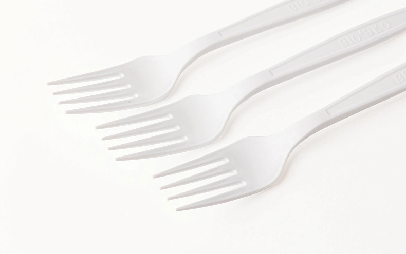 Набор вилок из кукурузного крахмала 18 см, 50 шт