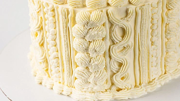 Торт «Тёплые узоры»