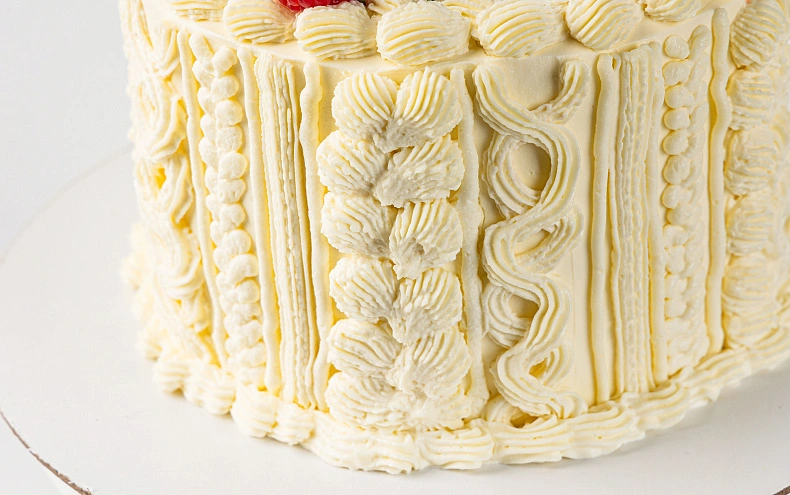 Торт «Тёплые узоры»