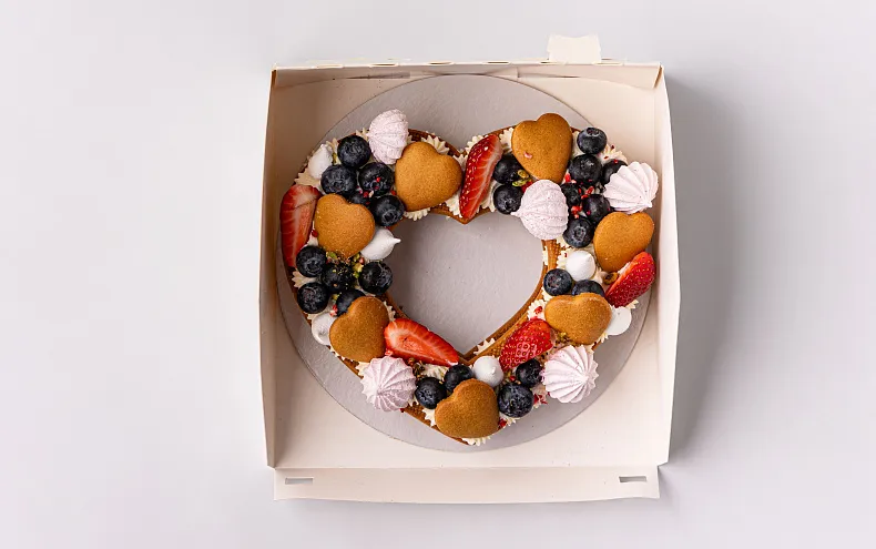 Торт Медовый Мильфей «Сердце»