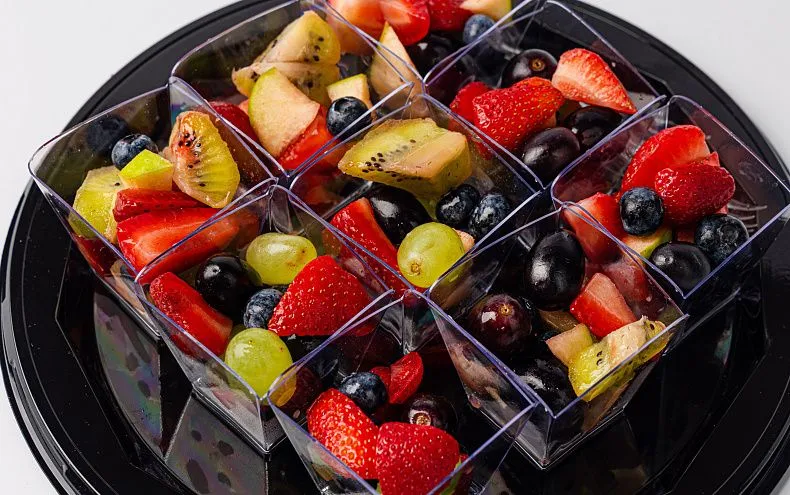 Фруктовый салат в стаканчиках, 9 шт