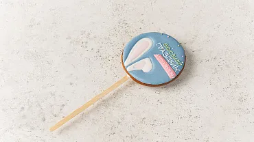 Пряники имбирные с индивидуальным дизайном «Ушки», 12 шт