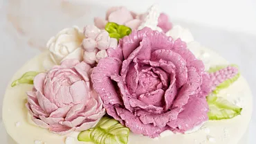 Торт «Нежный букет»