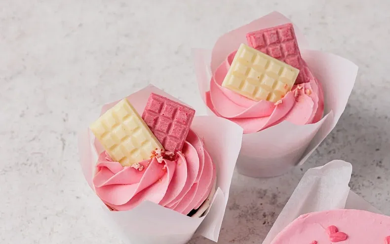 Набор Бенто-торт с капкейками «Люблю тебя»