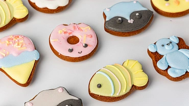 Набор пряников мини «Зверята», 30 шт