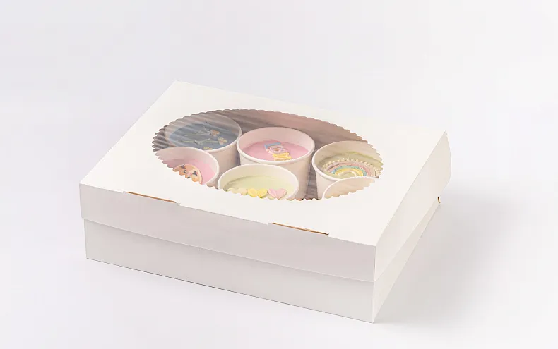 Набор «Весёлые тортики» в стаканчиках, 9 шт