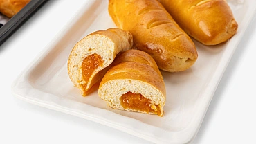 Пирожки с курагой, 6 шт