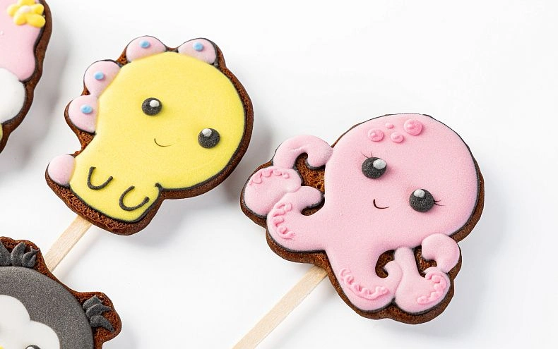 Пряники имбирные с индивидуальным дизайном «Весёлая компания», 12 шт