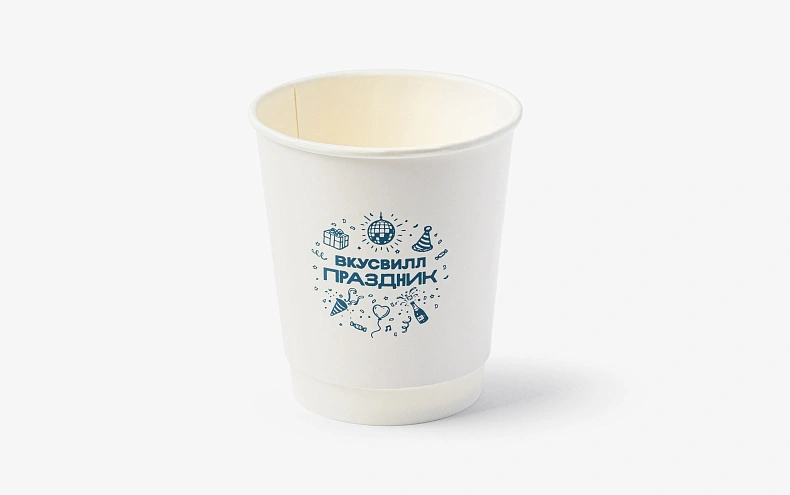 Комплект бумажных стаканов Праздник, 5 шт 