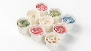 Набор «Новогодние тортики» в стаканчиках, 9 шт