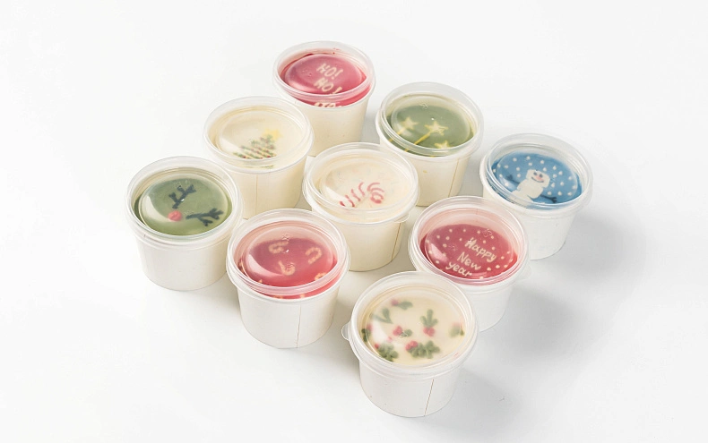 Набор «Новогодние тортики» в стаканчиках, 9 шт