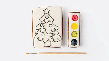 Набор из пряников для раскрашивания «Вкусная Акварель»