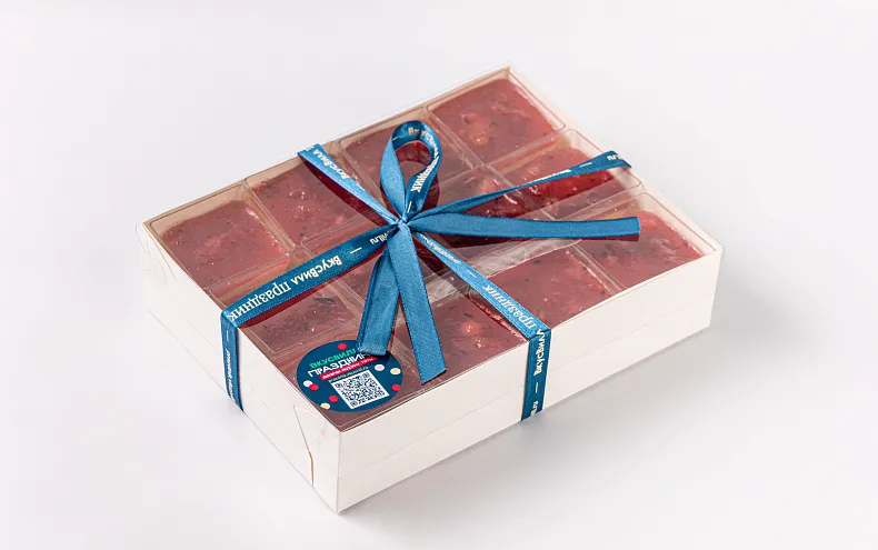 Десерт «Манго-клубника» в стаканчиках, 12 шт