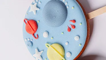 Пряники имбирные с индивидуальным дизайном «Космос», 12 шт