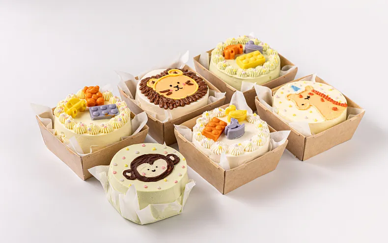 Набор мини тортиков «Игрушки», 6 шт