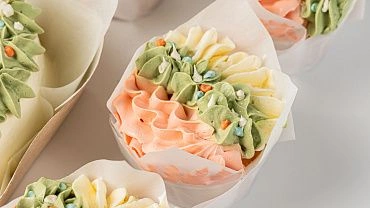 Набор Бенто-торт с капкейками «Зимний»