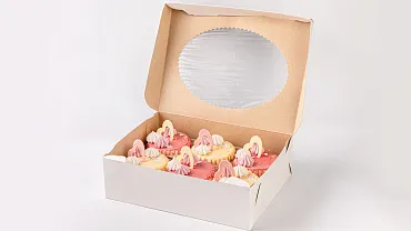 Набор мини тортиков «Сердечки», 6 шт