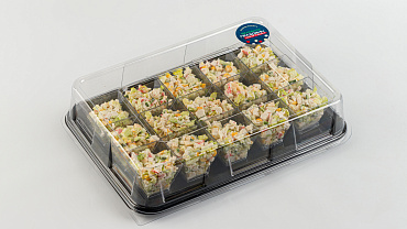 Салат «Крабовый» в фуршетных стаканчиках, 15 шт