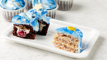 Набор Бенто торт с капкейками «Космос»