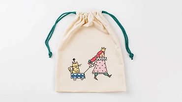 Мешочек для подарков «Принцесса с котиком»