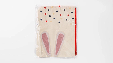 Сумка большая «Ушки» красный шнур