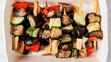 Мини-шашлычки овощные, 12 шт