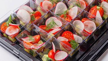 Салат «Овощной» фуршетные стаканчики, 15 шт