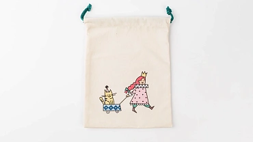 Мешочек для подарков «Принцесса с котиком»