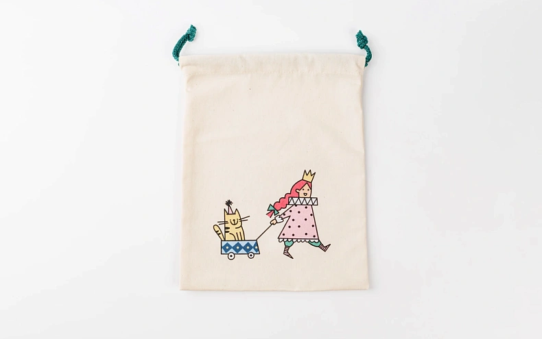 Мешочек для подарков «Принцесса с котиком»