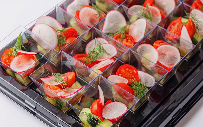 Салат «Овощной» фуршетные стаканчики, 15 шт