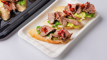 Брускетта с ростбифом, 10 шт