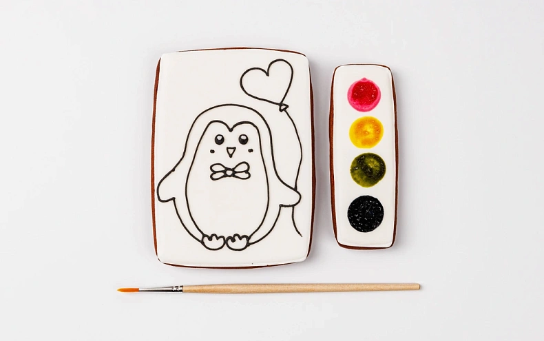 Набор из пряников для раскрашивания «Вкусная Акварель»