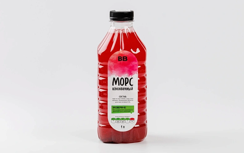 Морс клюквенный, 1 л